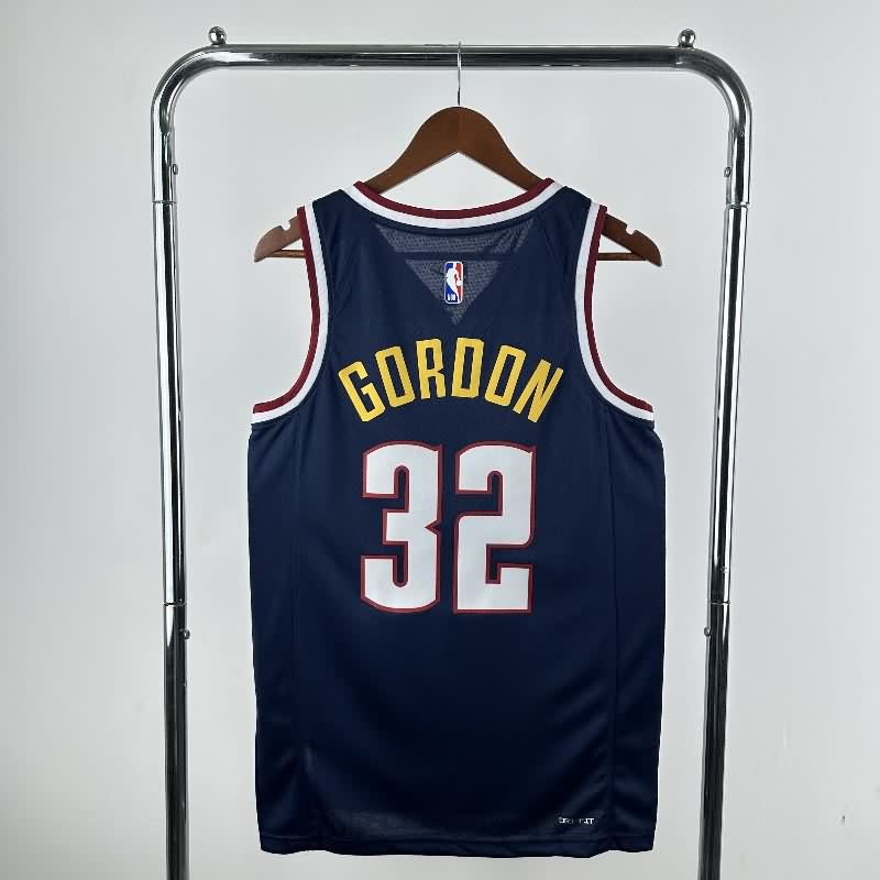 Denver Nuggets 22/23 Dark Blue Basketball Jersey (Hot Press)