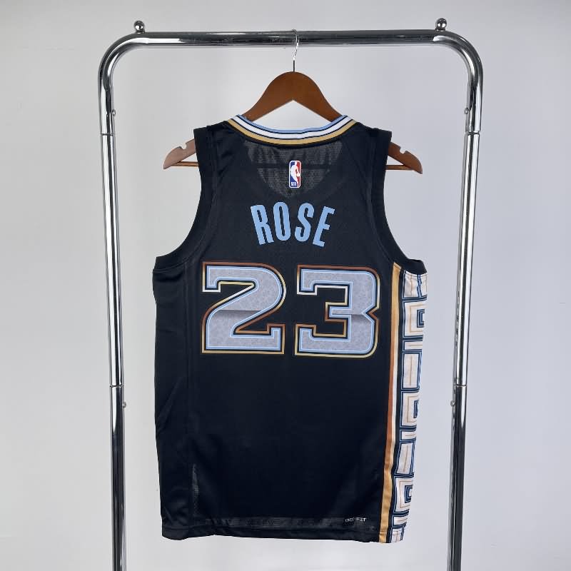 Memphis Grizzlies 22/23 Black City Basketball Jersey (Hot Press)