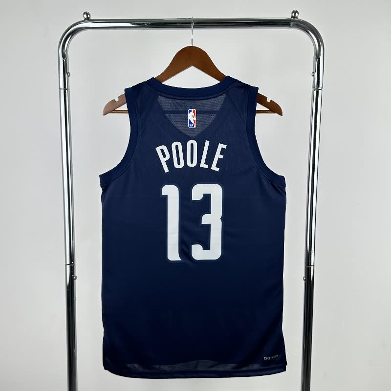 Washington Wizards 24/25 Dark Blue AJ Basketball Jersey (Hot Press)