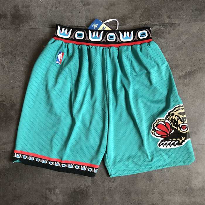 Memphis Grizzlies Green Classics NBA Shorts