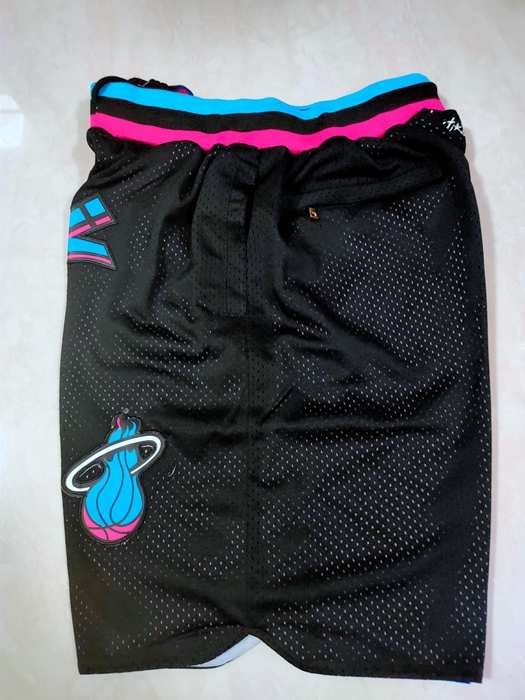 Miami Heat Just Don Black City NBA Shorts