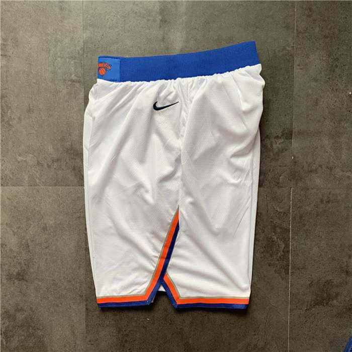 New York Knicks White NBA Shorts