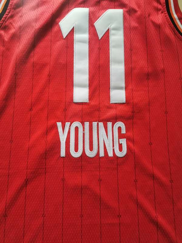 Atlanta Hawks 2020 Red #11 YOUNG ALL-STAR Basketball Jersey (Stitched)