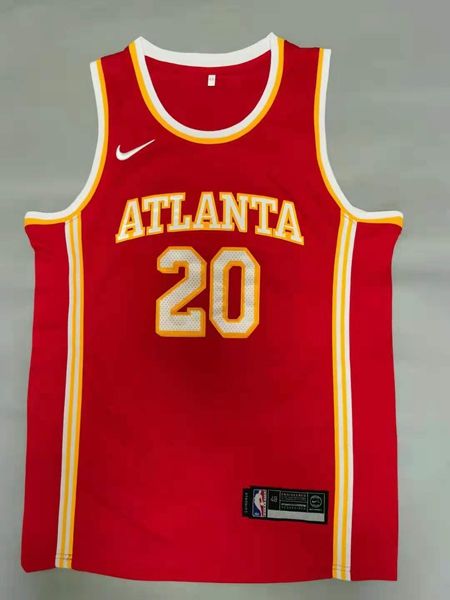 20/21 Atlanta Hawks Red #20 COLLINS Basketball Jersey (Stitched)