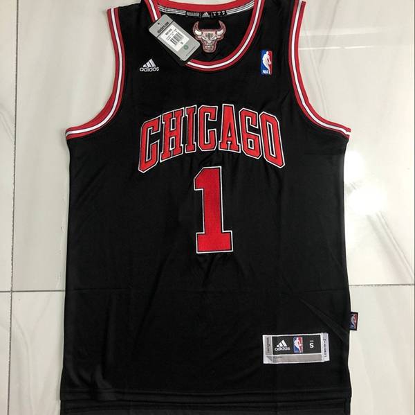 Chicago Bulls Black #1 ROSE Classics Basketball Jersey (Closely Stitched)