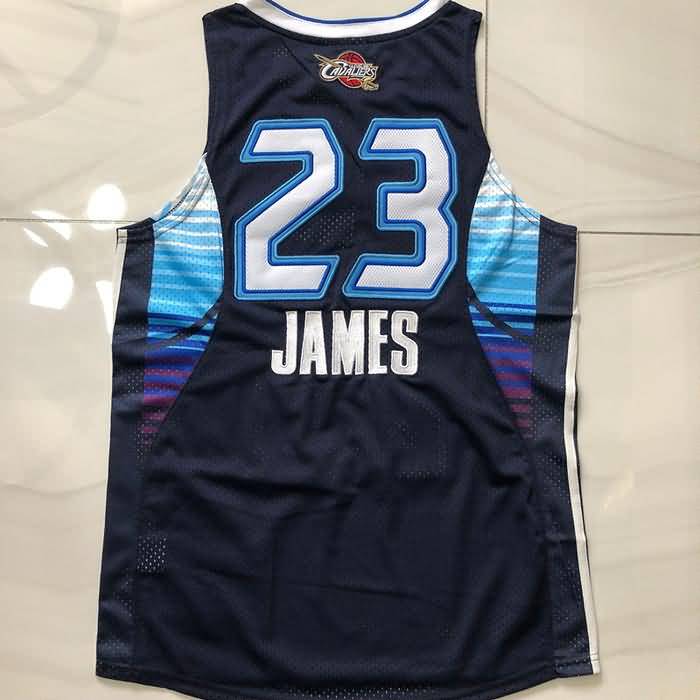 Cleveland Cavaliers 2009 Dark Blue #23 JAMES ALL-STAR Classics Basketball Jersey (Closely Stitched)