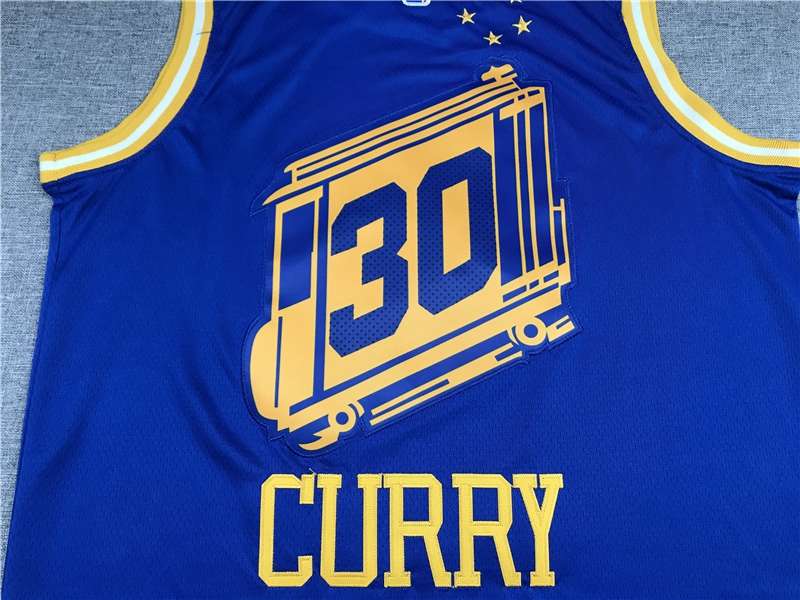 Golden State Warriors 2020 Blue #30 CURRY City Basketball Jersey (Stitched)