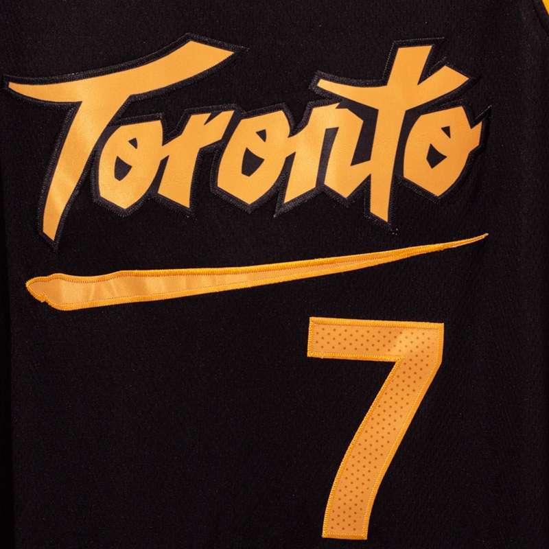 Toronto Raptors 20/21 Black #7 LOWRY City Basketball Jersey (Stitched)