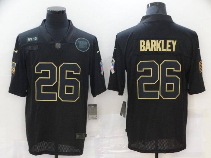 New York Giants Black Gold Salute To Service NFL Jersey