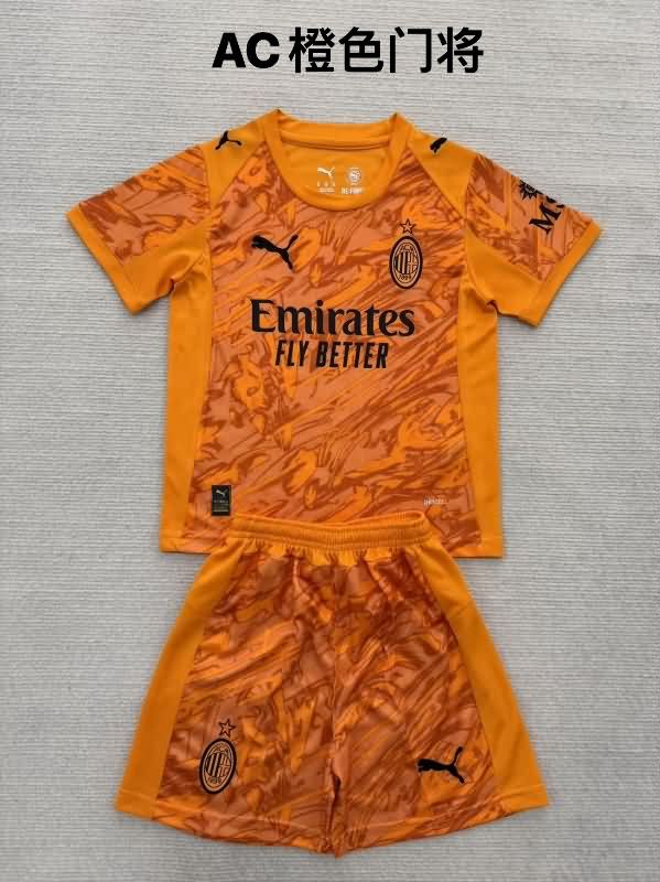 AC Milan 25/26 Goalkeeper Orange Soccer Jersey