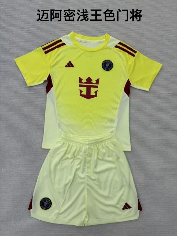 Inter Miami Soccer Jersey Goalkeeper Yellow Replica 2025