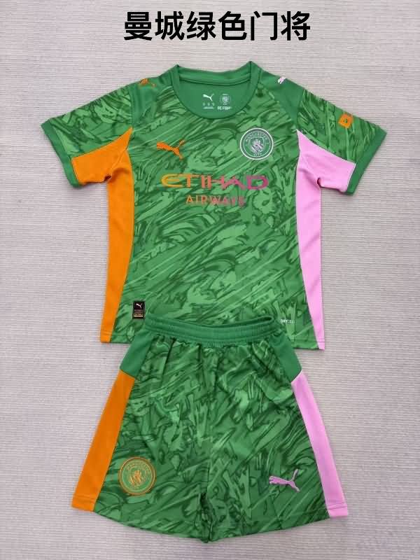 Manchester City 25/26 Goalkeeper Green Soccer Jersey