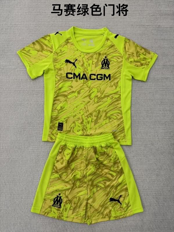 Marseilles 25/26 Goalkeeper Yellow Soccer Jersey