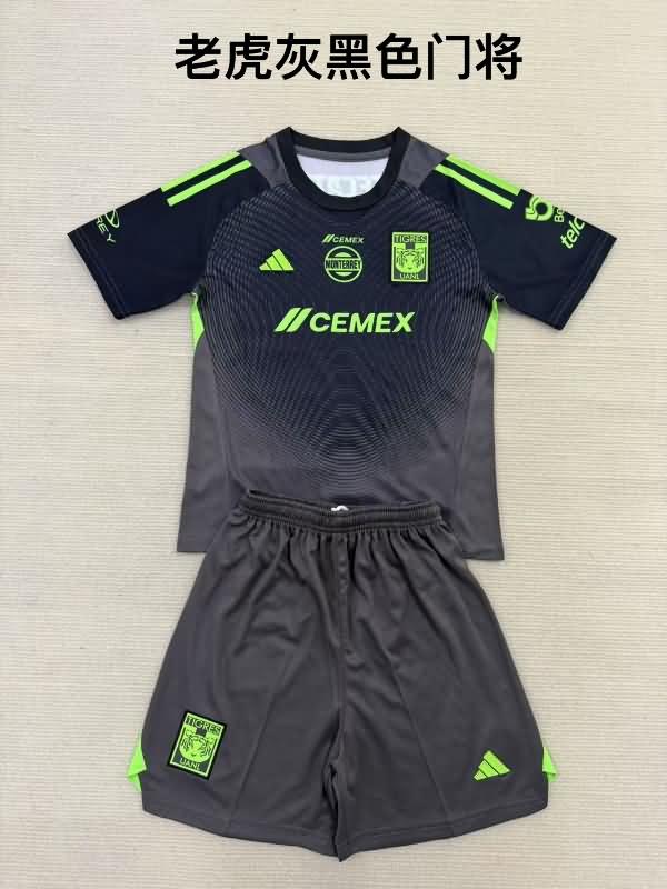 Tigres UANL Soccer Jersey Goalkeeper Black Replica 25/26