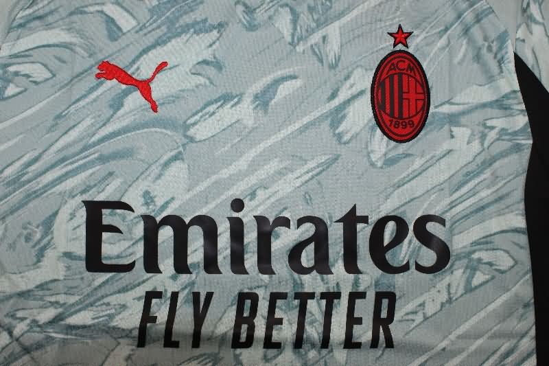 AAA Quality AC Milan 25/26 Goalkeeper Grey Soccer Jersey