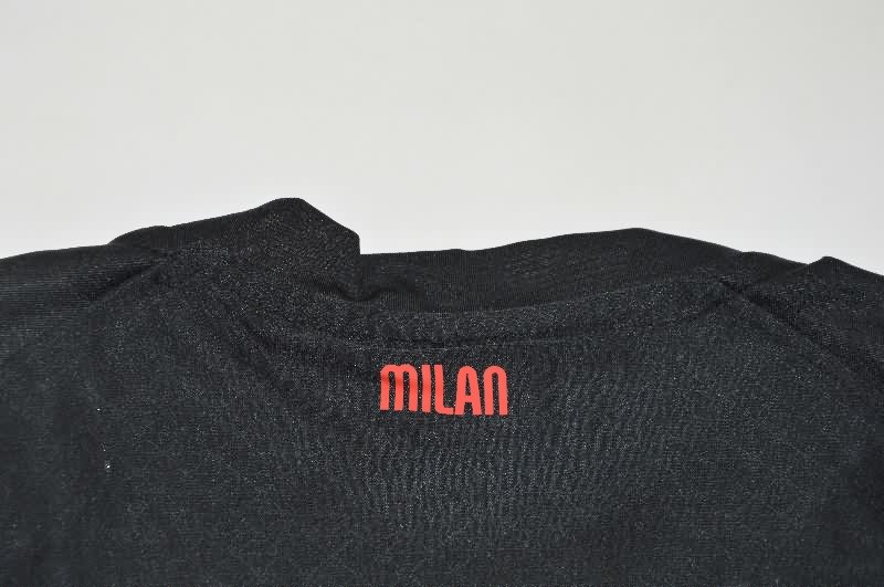 AAA Quality AC Milan 25/26 Home Long Sleeve Soccer Jersey (Player)
