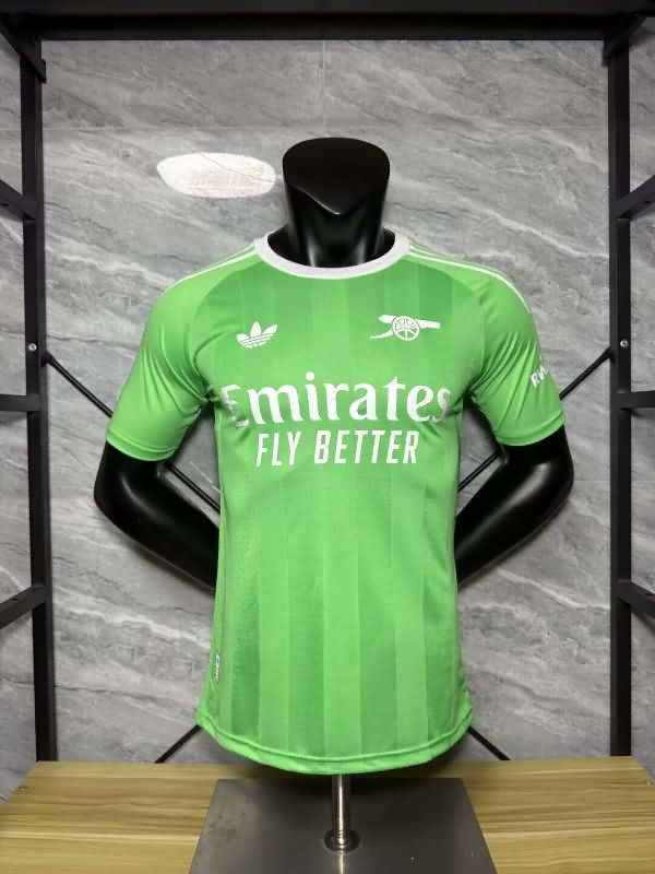 AAA Quality Arsenal 25/26 Goalkeeper Green Soccer Jersey(Player)