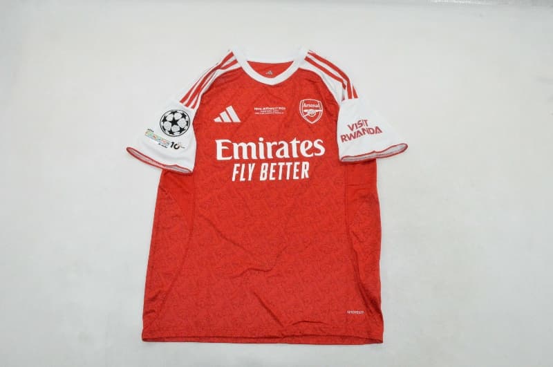 AAA Quality Arsenal 25/26 Home UCL Final Soccer Jersey AAA Quality Arsenal 25/26 Home UCL Final Soccer Jersey