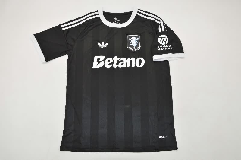 AAA Quality Aston Villa 25/26 Goalkeeper Black Soccer Jersey