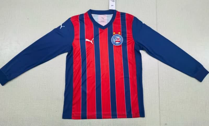 AAA Quality Bahia 2025 Away Long Sleeve Soccer Jersey