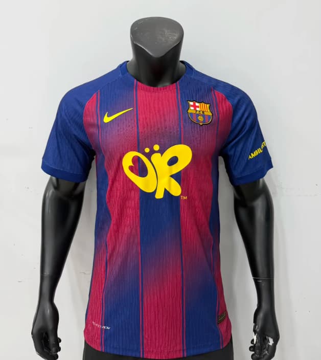 AAA Quality Barcelona 25/26 Home Soccer Jersey (Player) Sponsor 02