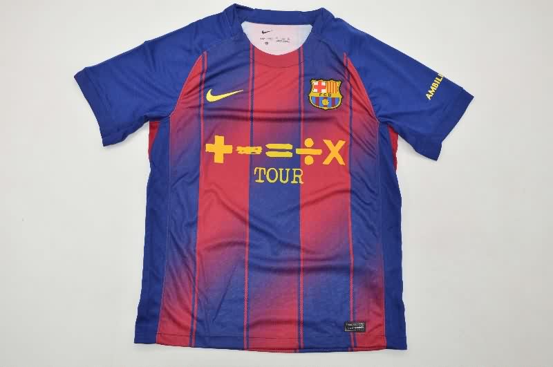 AAA Quality Barcelona 25/26 Home Soccer Jersey Sponsor 02