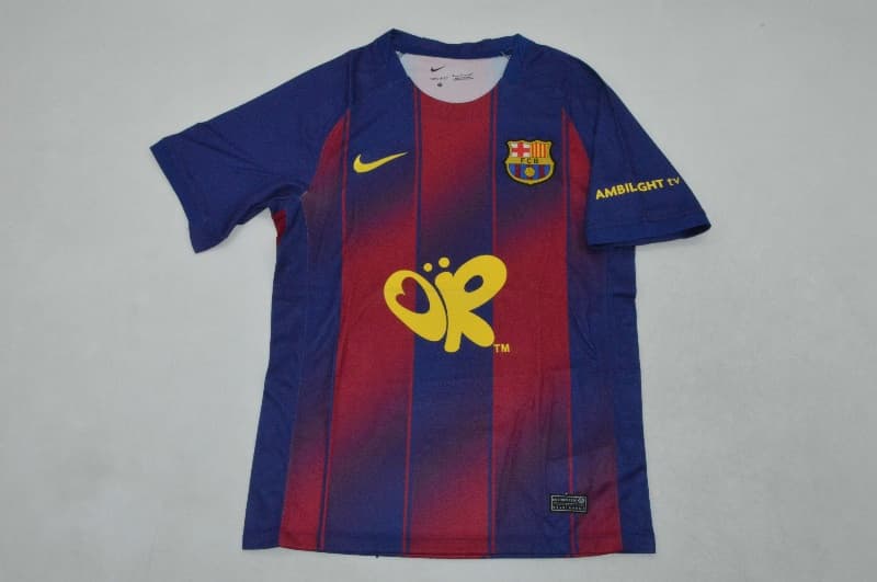 AAA Quality Barcelona 25/26 Home Soccer Jersey Sponsor 04