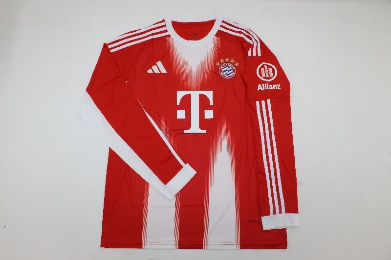AAA Quality Bayern Munich 25/26 Home Long Sleeve Soccer Jersey