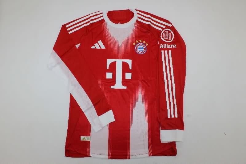 AAA Quality Bayern Munich 25/26 Home Long Sleeve Soccer Jersey (Player)
