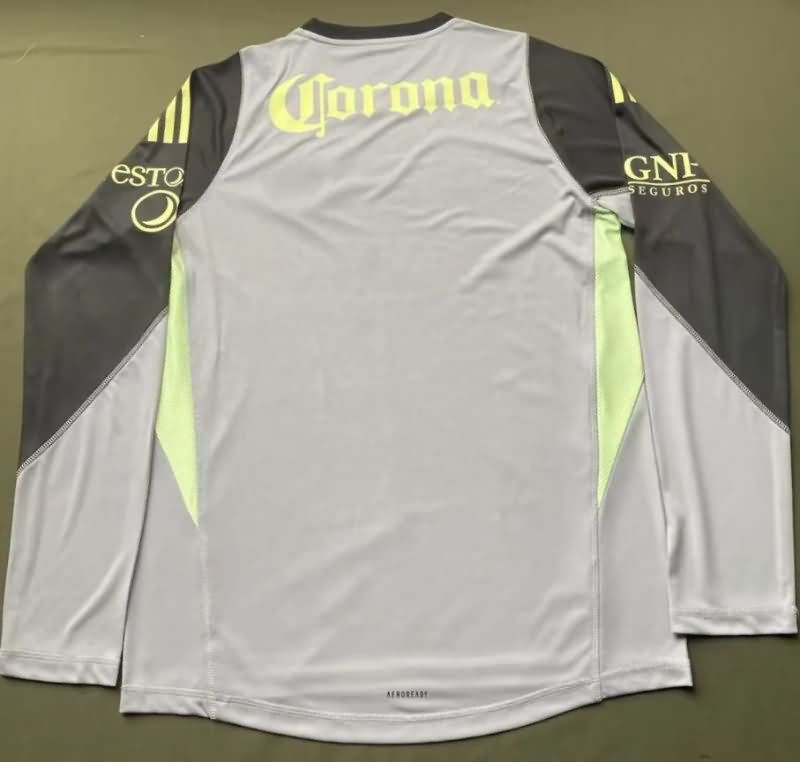 AAA Quality Club America 25/26 Goalkeeper Grey Long Sleeve Soccer Jersey