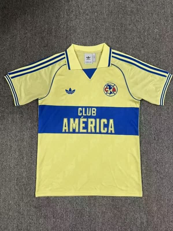 AAA Quality Club America 25/26 Yellow Soccer Jersey 02