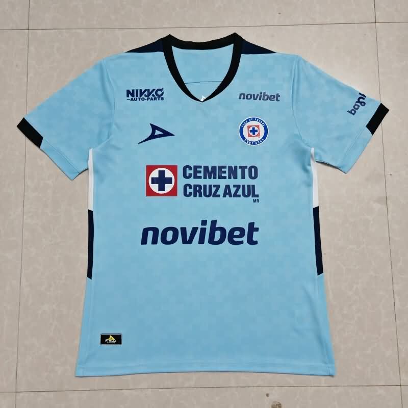 AAA Quality Cruz Azul 25/26 Goalkeeper Blue Soccer Jersey