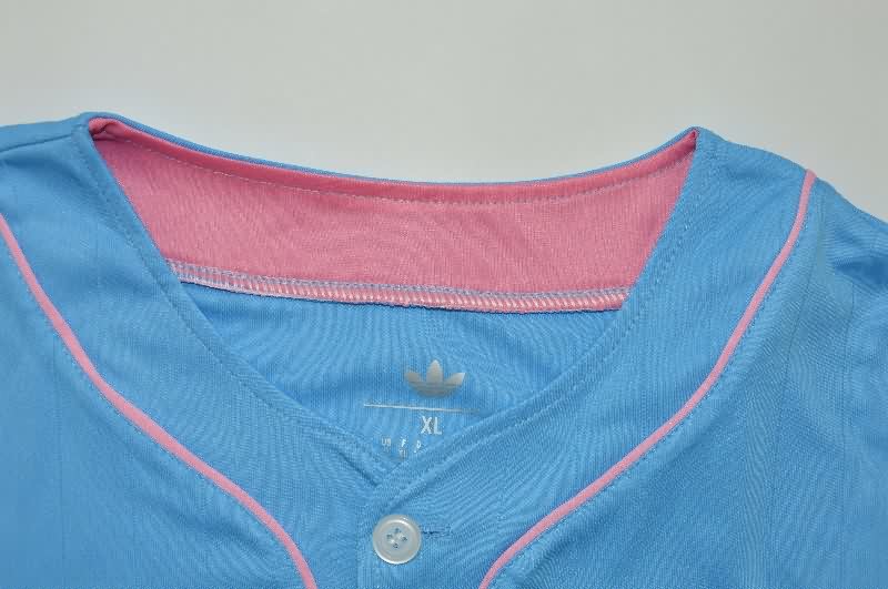 AAA Quality Inter Miami 2025 Blue Baseball Jersey