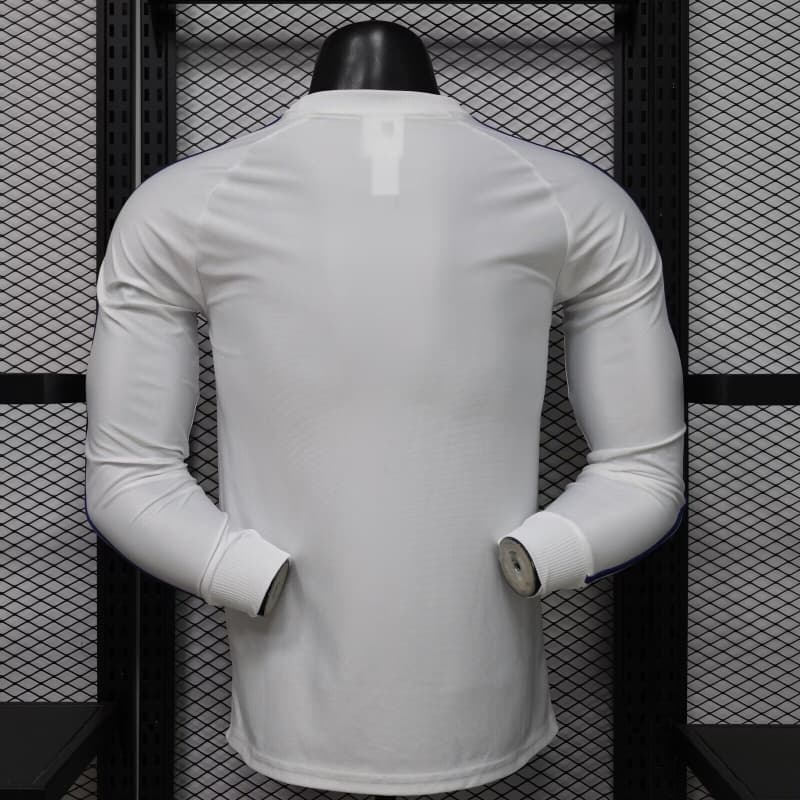 AAA Quality Leeds United 25/26 White Long Sleeve Soccer Jersey