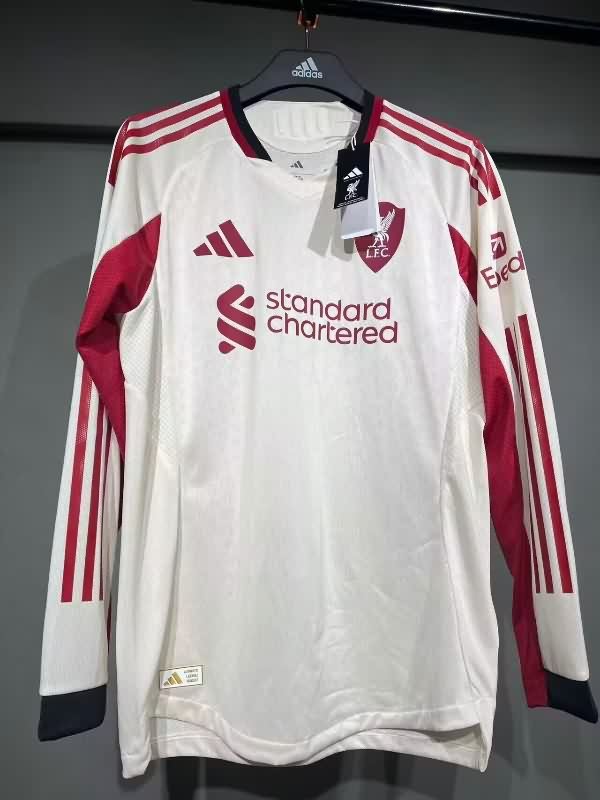 AAA Quality Liverpool 25/26 Away Long Sleeve Soccer Jersey (Player)