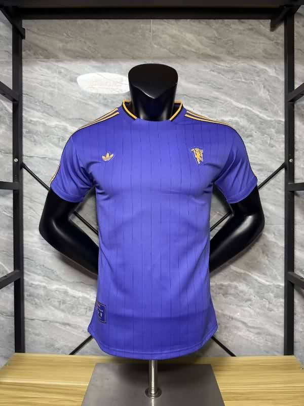 AAA Quality Manchester United 25/26 Purple Soccer Jersey(Player)