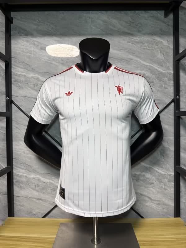 AAA Quality Manchester United 25/26 White Soccer Jersey(Player) 02