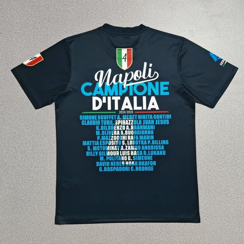 AAA Quality Napoli 2025 Champion Special Soccer Jersey