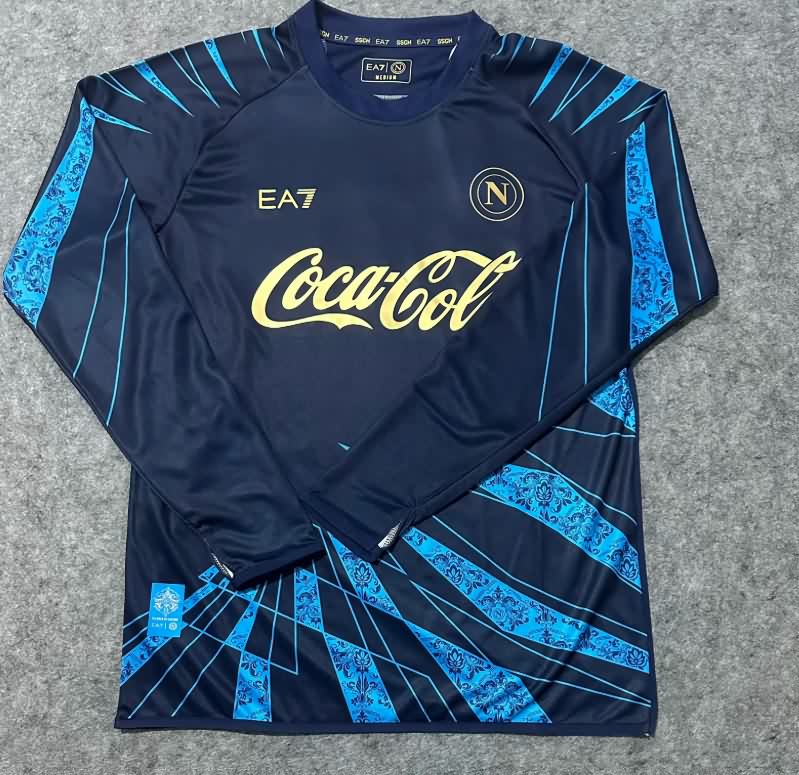 AAA Quality Napoli 25/26 Training Long Sleeve Soccer Jersey 02