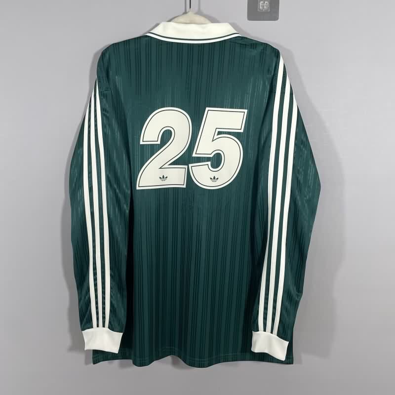 AAA Quality Oasis 2025 Green Long Sleeve Soccer Jersey