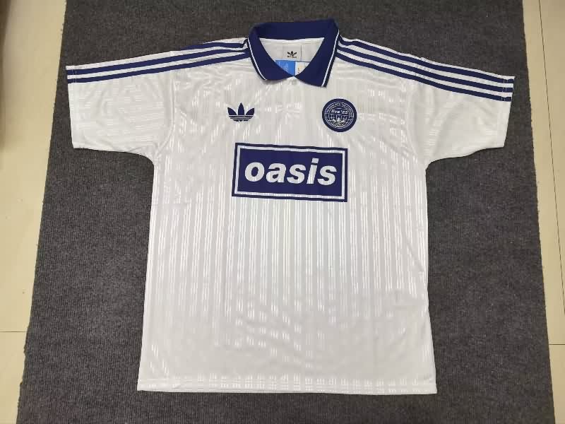 AAA Quality Oasis 2025 White Soccer Jersey 05