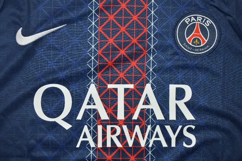 AAA Quality Paris St German 25/26 Home Long Sleeve Soccer Jersey