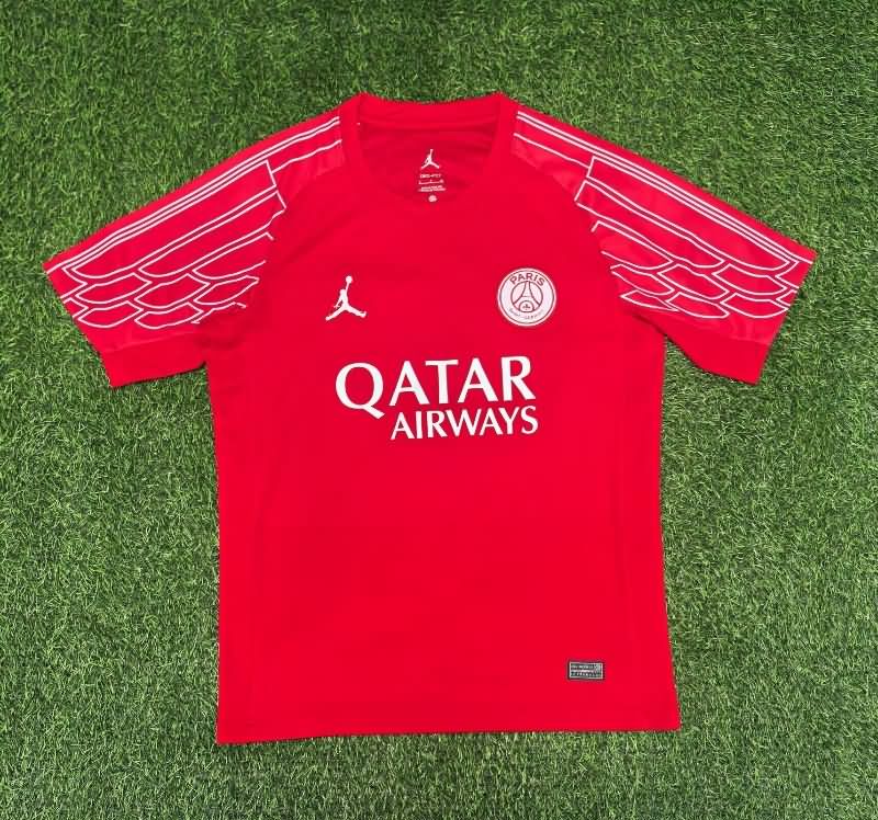 Paris St Germain Soccer Jersey Red Replica 25/26