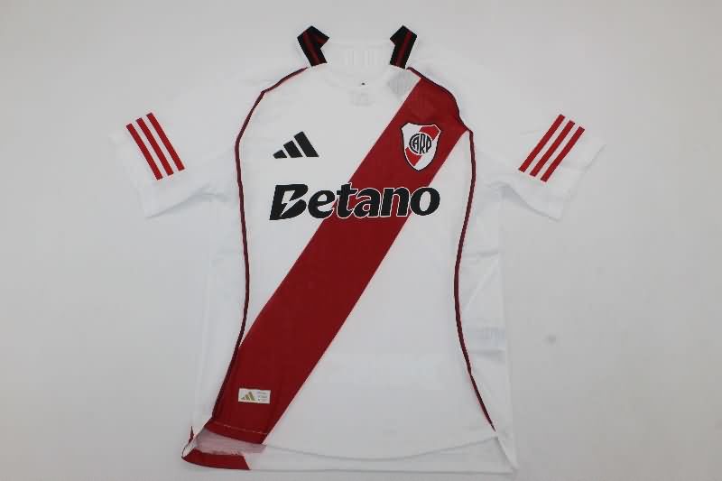 AAA Quality River Plate 2025 Home Soccer Jersey (Player)