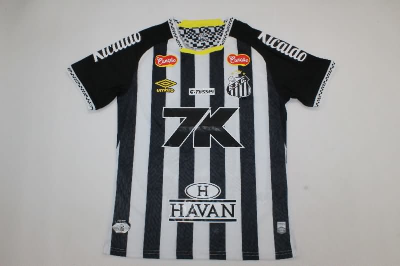 AAA Quality Santos 2025 Away Soccer Jersey With Sponsor