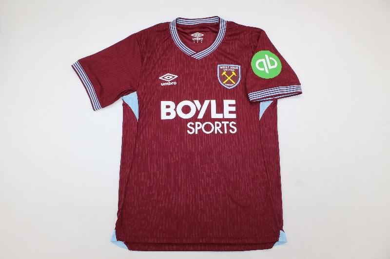 AAA Quality West Ham 25/26 Home Soccer Jersey (Player)