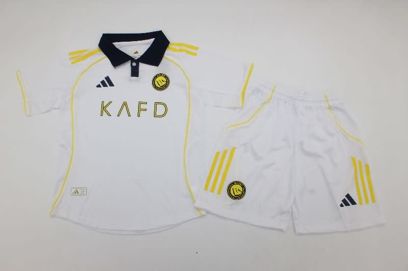 Kids Al Nassr FC 25/26 Third Soccer Jersey And Shorts (Player)