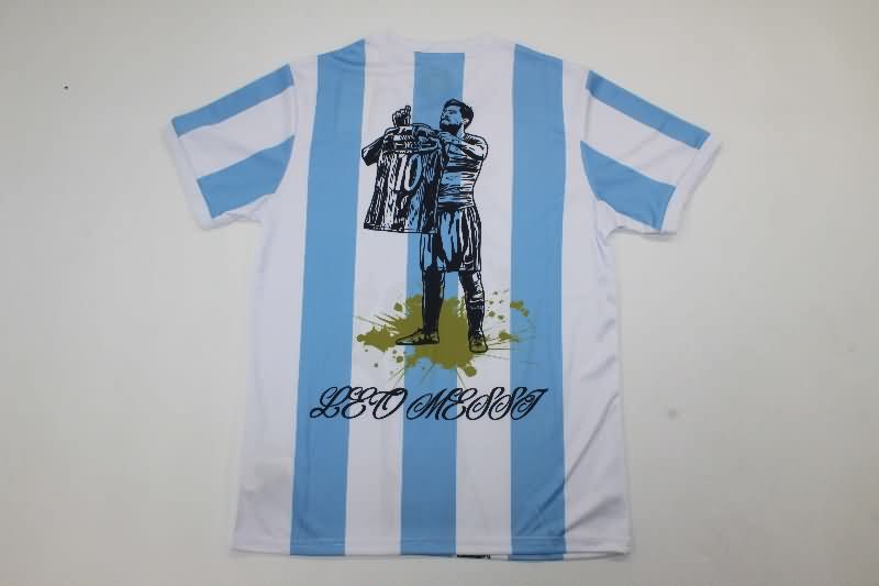 Kids Argentina 2025 Lionel Special Soccer Jersey And Shorts 02