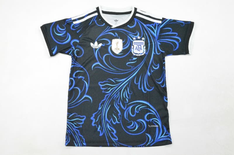 Kids Argentina 2026 World Cup Away Soccer Jersey And Shorts