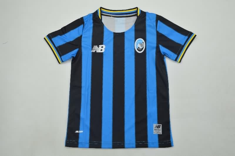 Kids Atalanta BC 25/26 Home Soccer Jersey And Shorts